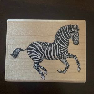 Rubber Stampede Wild Zebra